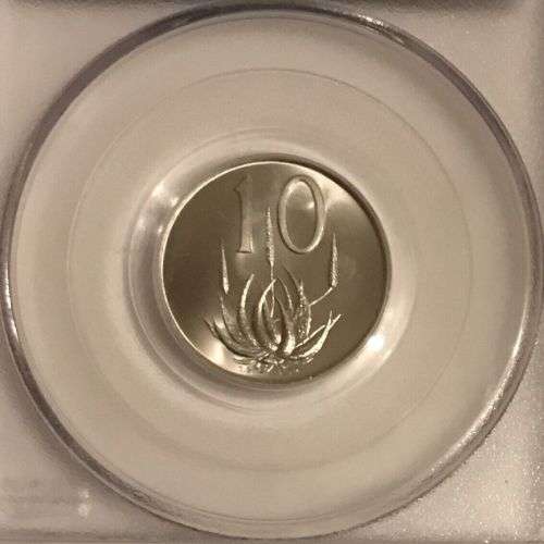 South Africa 1965 10c Ten Cent High Grade Proof