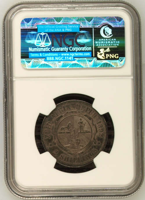 1892 2 Shilling Paul Kruger pre Boer War ZAR