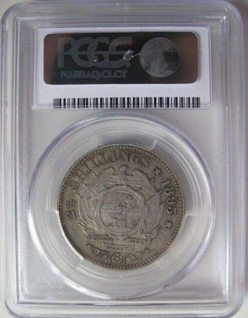 1895 2.5 Shilling Paul Kruger pre Boer War ZAR
