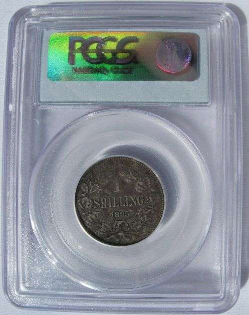 South Africa 1895 1 Shilling Paul Kruger pre Boer War ZAR