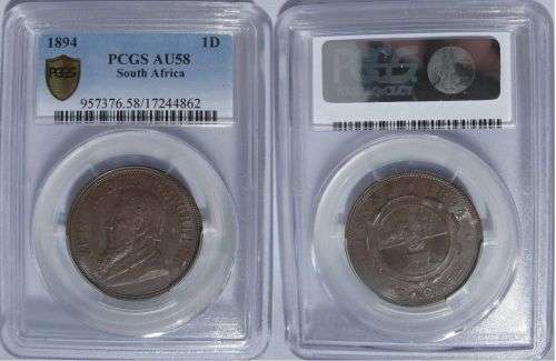 1894 Penny Paul Kruger pre Boer War ZAR