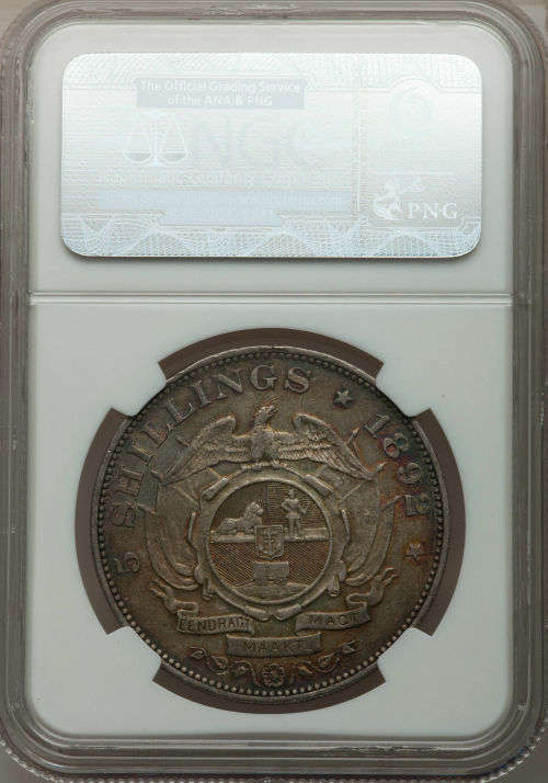 1892 5 Shilling Paul Kruger pre Boer War ZAR