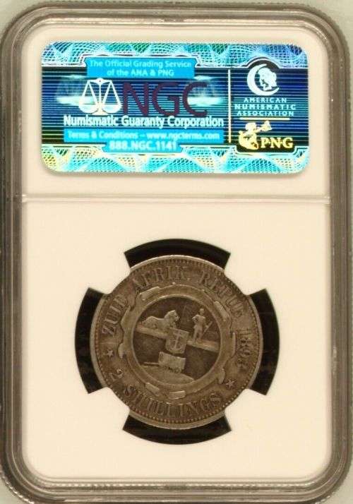 South Africa 1893 2 Shilling Paul Kruger pre Boer War ZAR