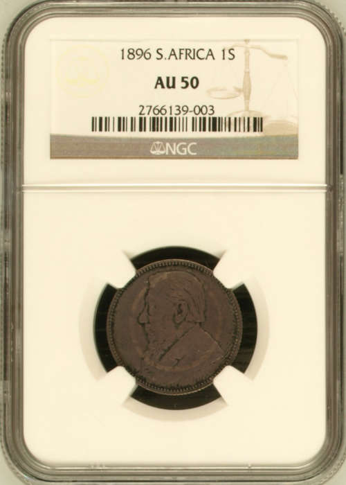 South Africa 1896 1 Shilling Paul Kruger pre Boer War ZAR