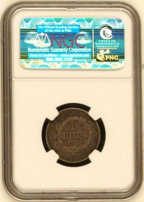 South Africa 1895 1 Shilling Paul Kruger pre Boer War ZAR