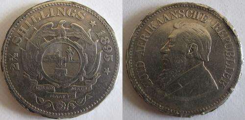 South Africa 1895 ZAR 2.5 Shilling