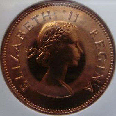 South Africa 1959 1/2 Penny Proof PF66RD