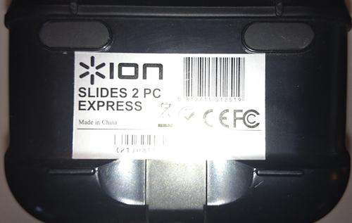 ION Slides 2 PC Express - Label