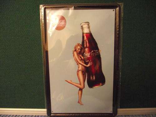 coca cola vintage style metal sign