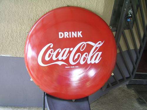 36 " COCA COLA BUTTON SIGN