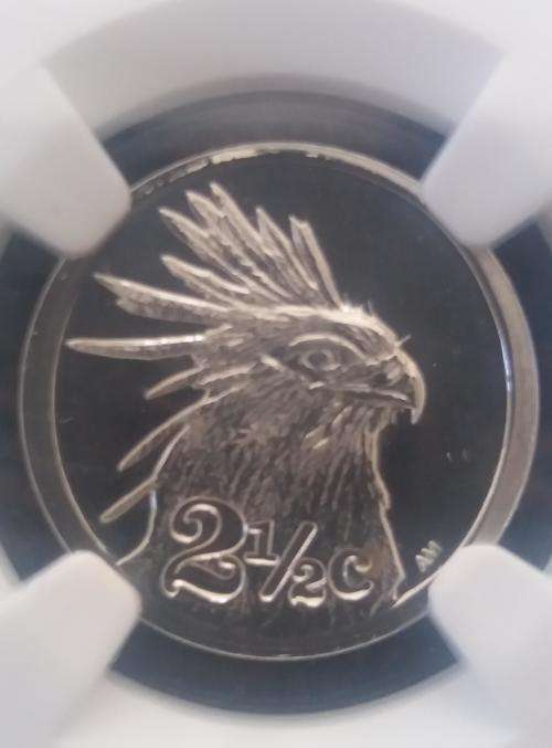 MS 68 FLYPRESS 2006 2 1/2 CENT SECRETARY BIRD!!! NGC GRADED!!!