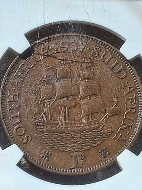 AU 50 BN 1937 PENNY