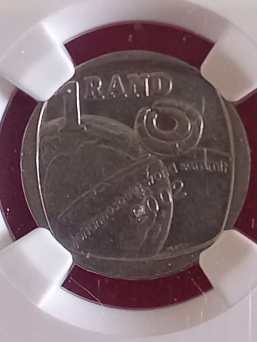 AU58 2002 R1 NGC GRADED WORLD SUMMIT COIN