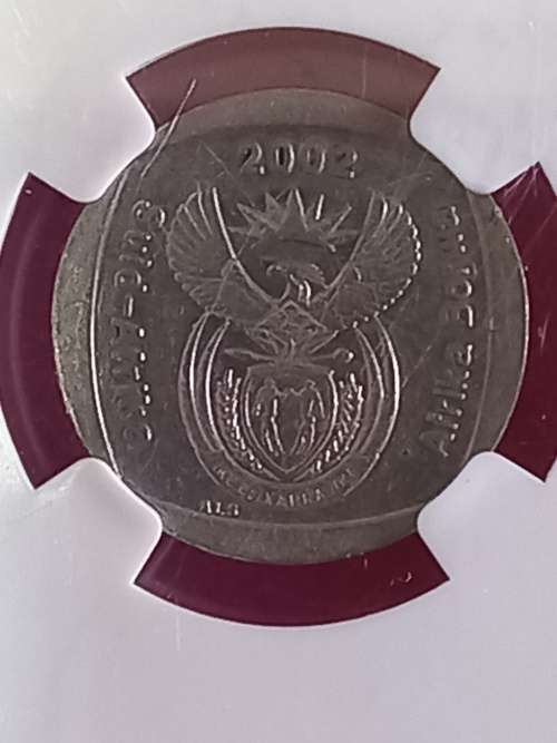 AU58 2002 R1 NGC GRADED WORLD SUMMIT COIN