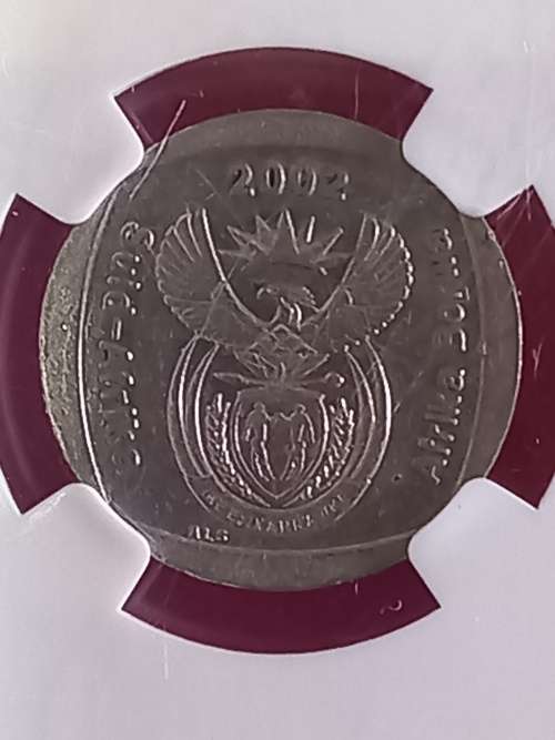 AU58 2002 R1 NGC GRADED WORLD SUMMIT COIN