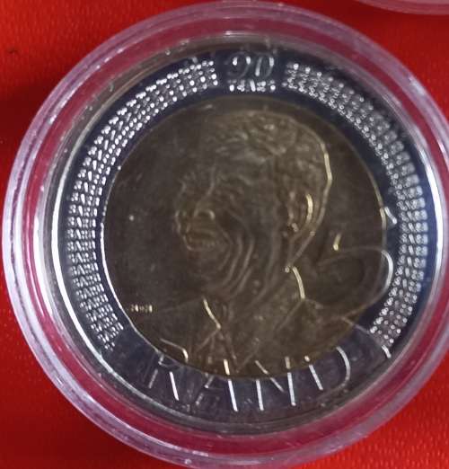 SET OF 5 UNCIRCULATED AND ENCAPSULATED R5 COINS AS PER IMAGES