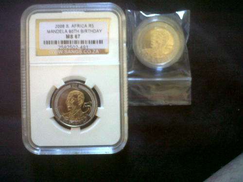 GREAT SANGS GRADED MS 67 R5 2008!!!! & UNCIRCULATED R5 2008 COIN