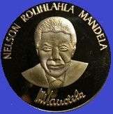 24K 1 OZ(30GRAMS) GOLD PLATED MANDELA LONG WALK TO FREEDOM!!!