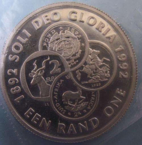 SILVER SOLI DEO GLORIA R1 PROTEA COIN!!