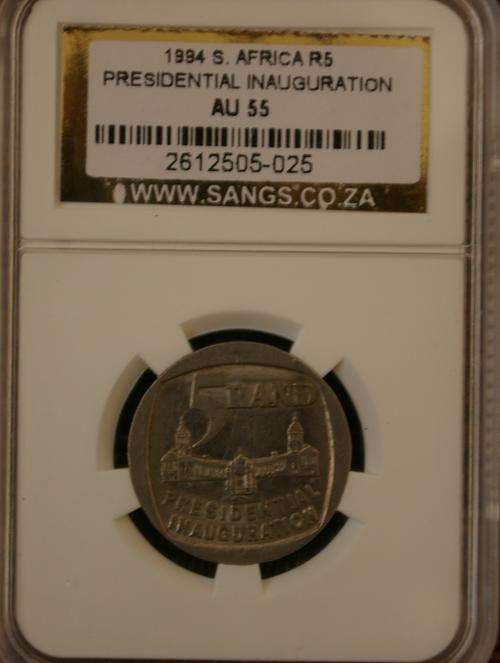 AU 55 SANGS GRADED 1994 INAUGURATION R5 GREAT GRADE!!