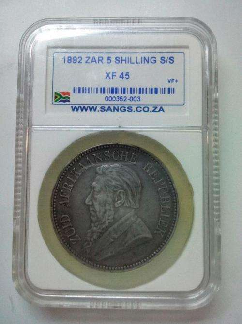1892 ZAR 5 Shilling