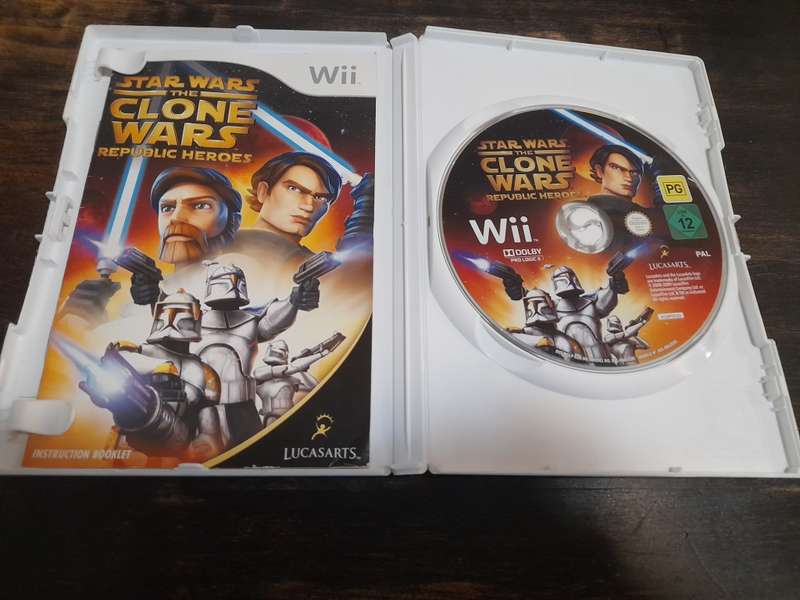 Star Wars The Clone Wars Republic Heroes WII NINTENDO GAME