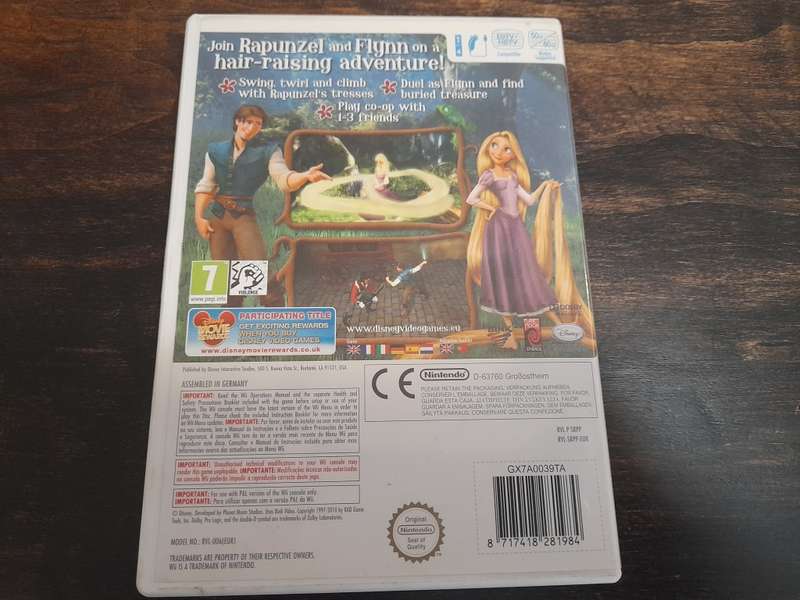 TANGLED DISNEY'S ADVENTURE WII NINTENDO GAME
