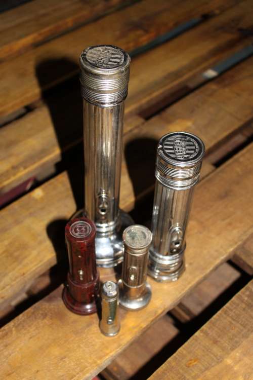 Collection of 5 Vintage Torches