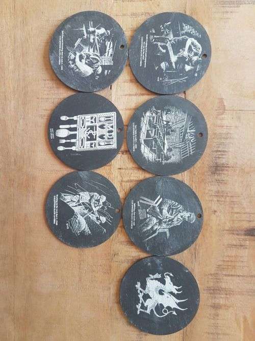 Round Slate Tiles