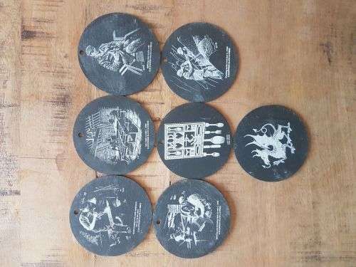 Round Slate Tiles