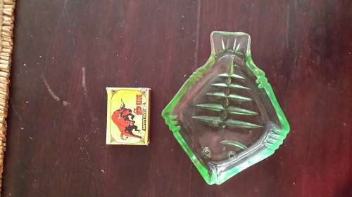 Set of 2 Art Deco Fish Shaped Condiment Dishes
