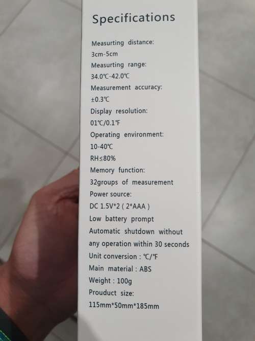 INFRARED THERMOMETER