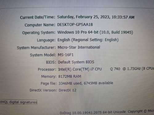 *** BEAST *** MSI i7 Gaming Laptop | NVIDIA GeForce GTX 460M | 8GB RAM