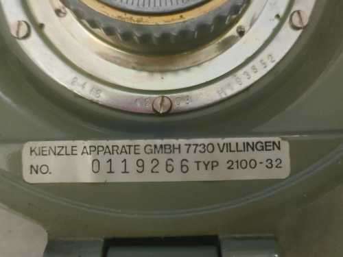 Kienzle Military Original Tachograph Clock German Luftwaffe | Working |
