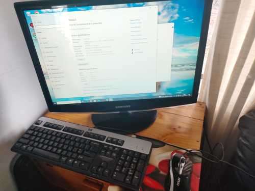 Desktop PC + Monitor + Keyboard + Mouse | Relist due to NON-PAYER