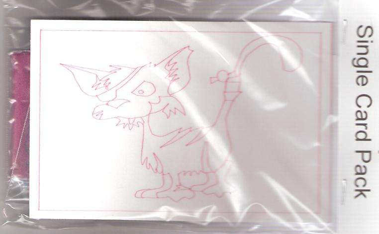 Sand Art Single Card Pack - Alley Cat image