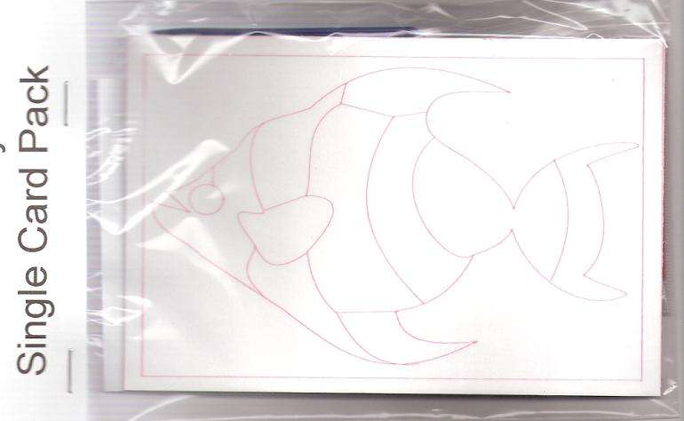 Sand Art Single Card Pack - Fish image