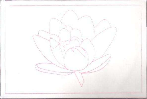 Sand Art Single Card Pack - Pretty Flower