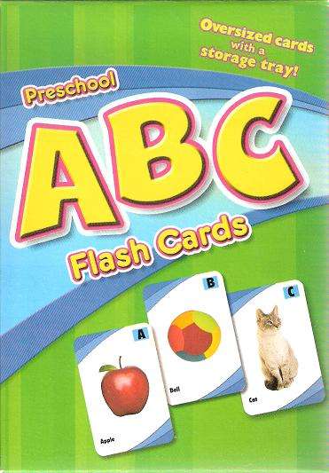 Preschool ABC Flash Cards with Storage Tray. Postage only R25
