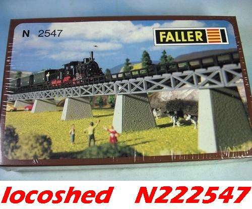 N gauge NEW kit 15 assorted Bridge Piers (5 mm - 60mm high) N222547 Faller