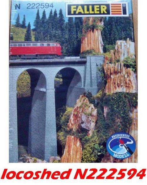 N gauge NEW kit pair Bridgehead Parapet/Abutments 85 x 73mm N222594 Faller