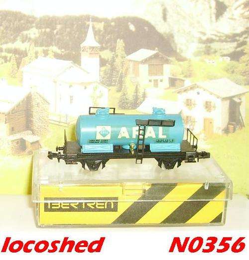 Tank Car 2-axle/65mm ARAL, boxed, top condition N0356 Ibertren