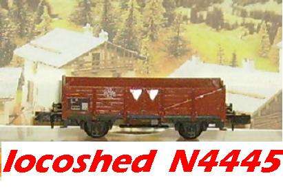 N gauge Half Height Open Goods Truck 2-axle/65mm mint boxed N4445 Arnold