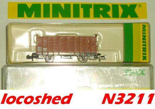High Side Open Goods Truck 2-axle/66mm mint boxed N3211 MTrix