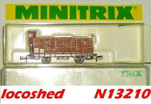 N gauge NEW boxed High Side Open Goods w brake cab 75mm N13210 MTrix
