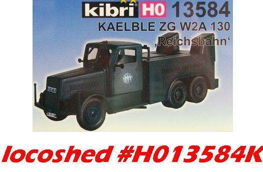 Kaelble ZG W2A DRG HD Road Tractor 80x30x30mm H01/87 Kibri13584 NEW assembly KIT #9328 Kibri