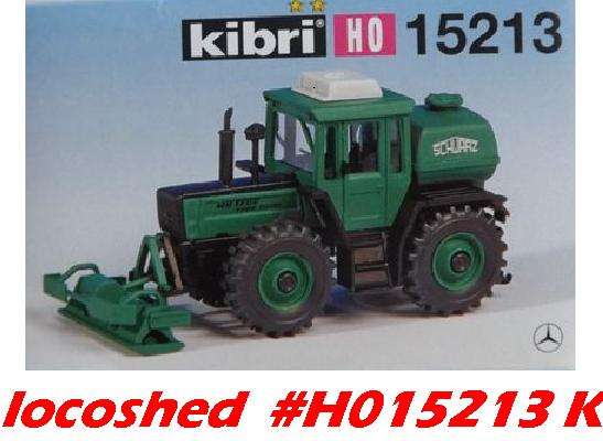 Mercedes Tractor with Flat Compactor green 85x30x40mm H01/87 Kibri  NEW assembly KIT  #9323 Kibri