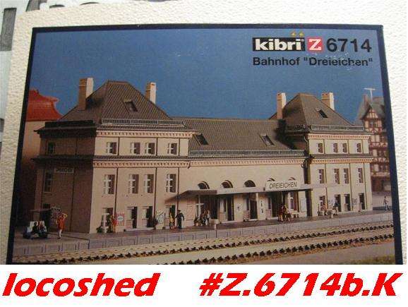 Z gauge Station Building Dreieichen  6714       .......        #Z.6714b Kibri
