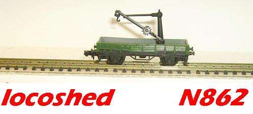 N gauge small truck-mounted CRANE, top condition, 7 days money-back g'tee! #N862