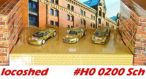 Lamborghini(2) + AudiR8, MiWuLa Anniversary set metal H01/87 Schuco NEW+boxed #9216 Schuco